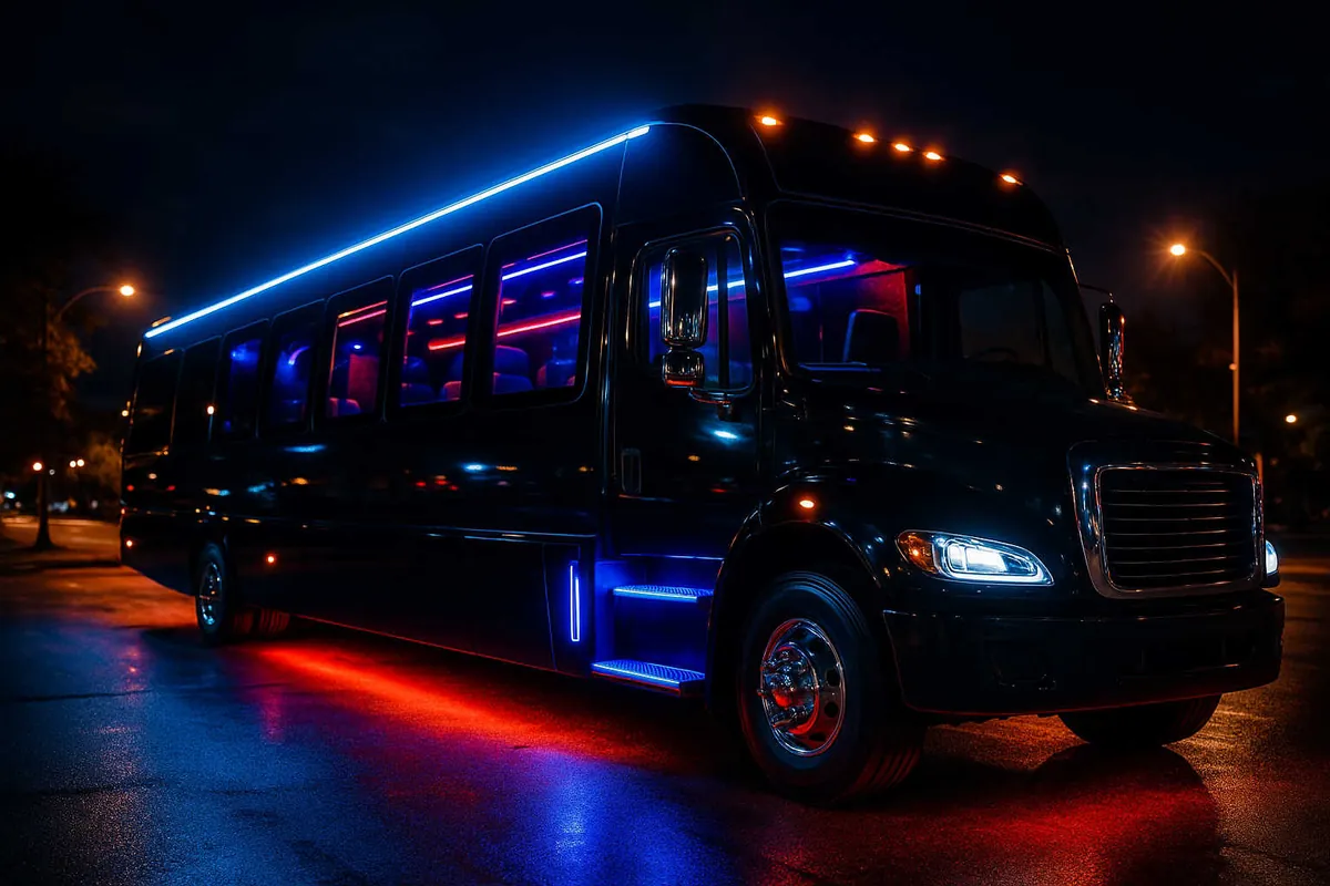 Party bus for up to 20 passengers in Los Angeles