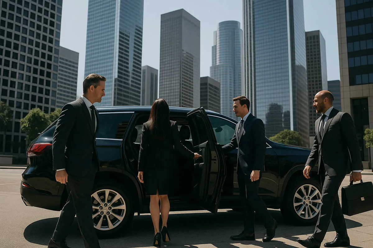 Corporate car service for business travel in Los Angeles
