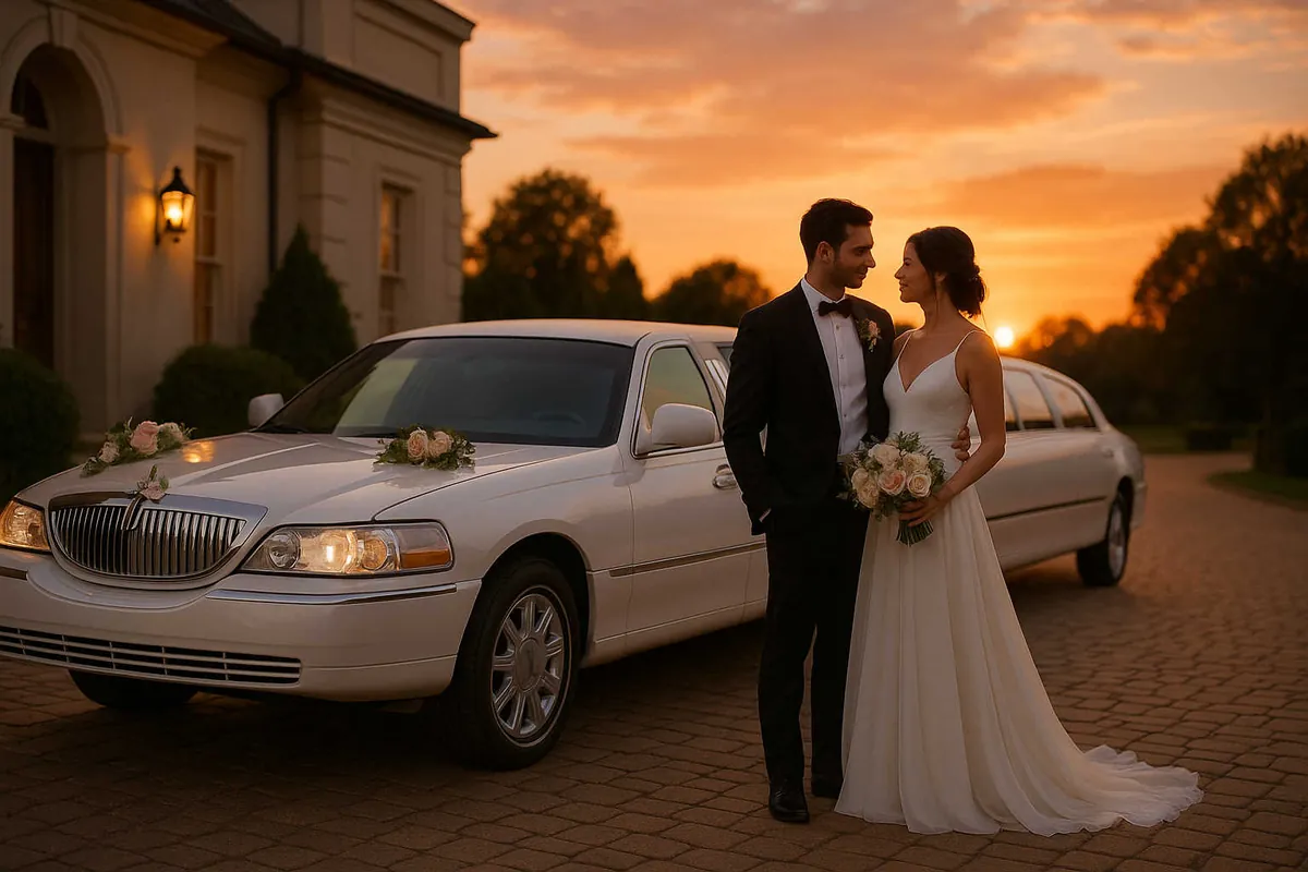 Wedding limousine service in Los Angeles